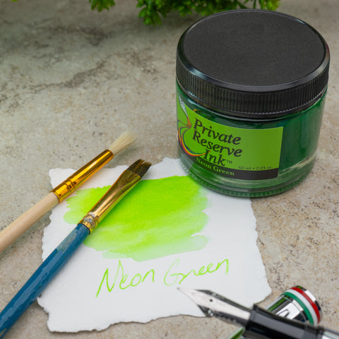 Private Reserve Ink, 60 ml ink bottle; Neon Green