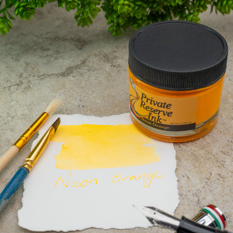 Private Reserve Ink, 60 ml ink bottle; Neon Orange