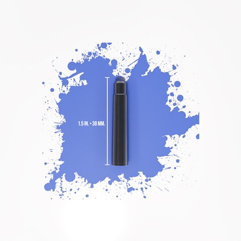Lake Placid Blue Ink Cartridges, 12 pcs clear box