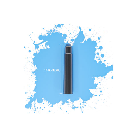 Tropical Blue Ink Cartridges, 12 pcs clear box