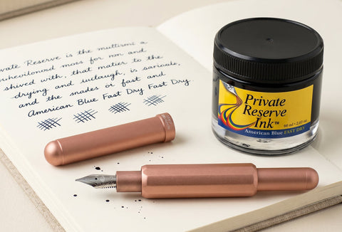 Private Reserve fast-drying fountain pen ink for everyday writing