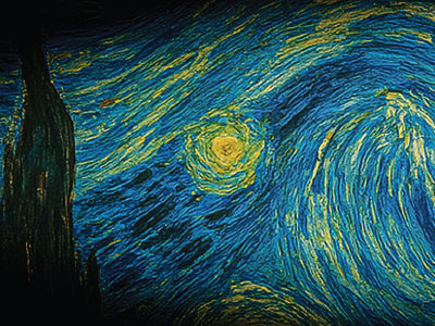 Private Reserve Starry Night Double Shimmer fountain pen ink with midnight blue color, gold shimmer, and silver shimmer