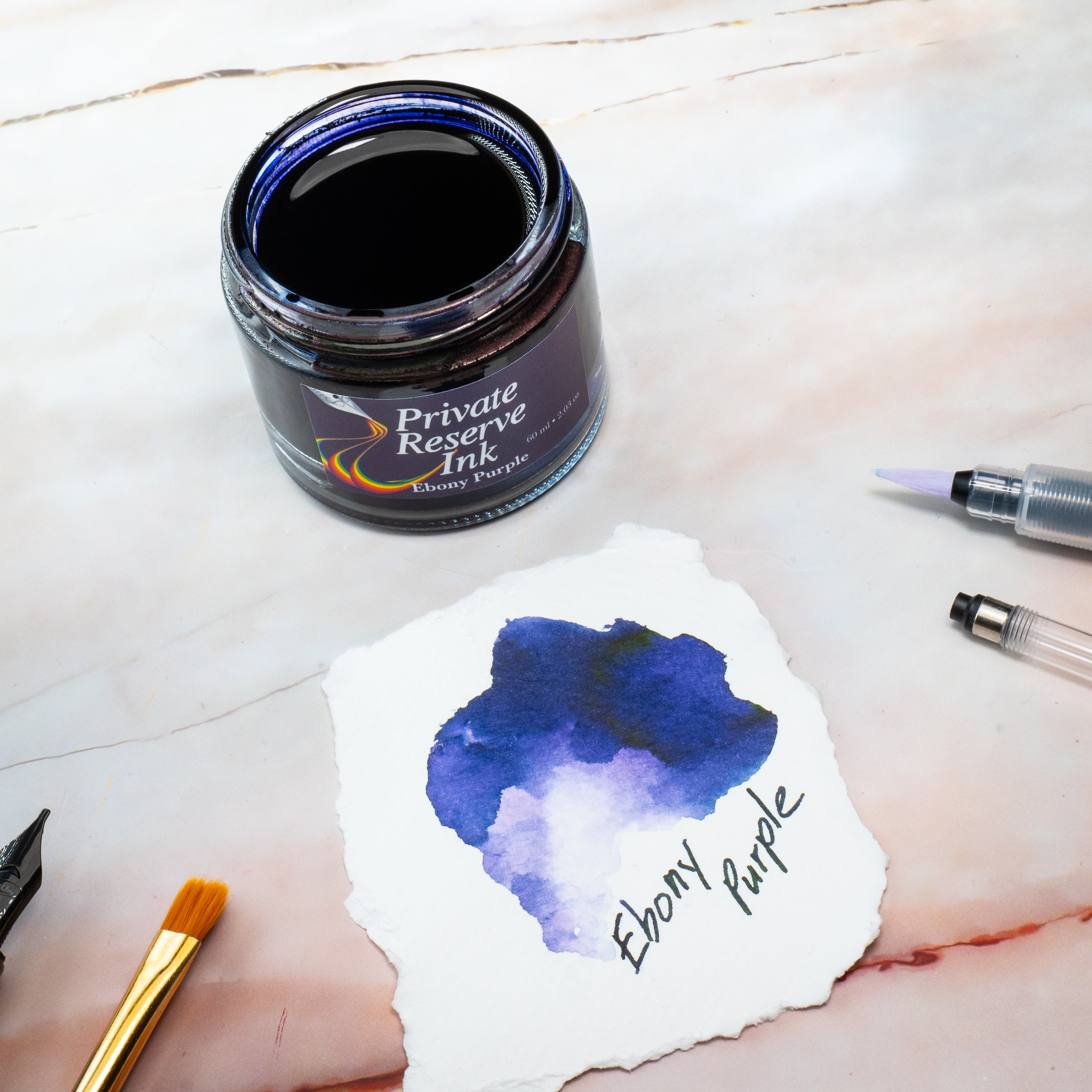 Ebony Purple - 60ml ink bottle – Private Reserve Ink