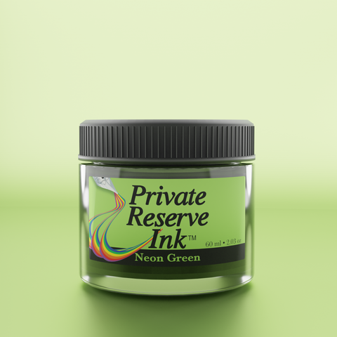 Private Reserve Ink, 60 ml ink bottle; Neon Green