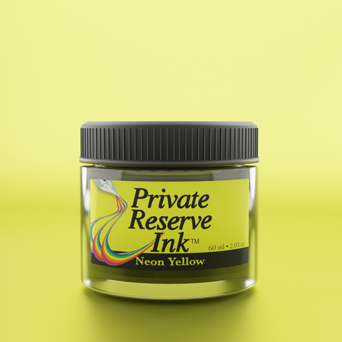 Private Reserve Ink, 60 ml ink bottle; Neon Yellow