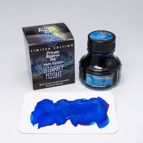 Private Reserve Ink, 90 ml ink bottle; Limited Edition Starry Night Double Shimmer
