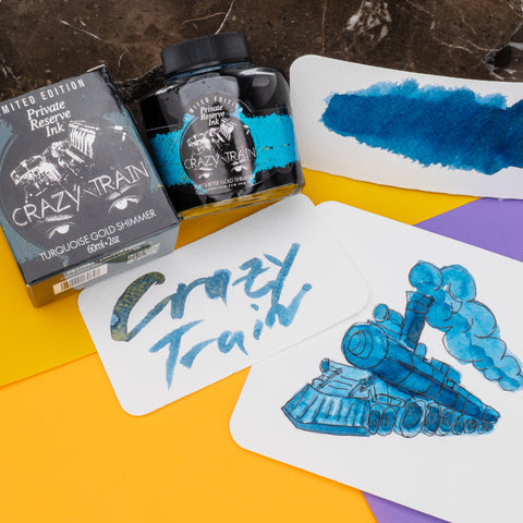 Private Reserve Ink, 60 ml ink bottle; Limited Edition Crazy Train