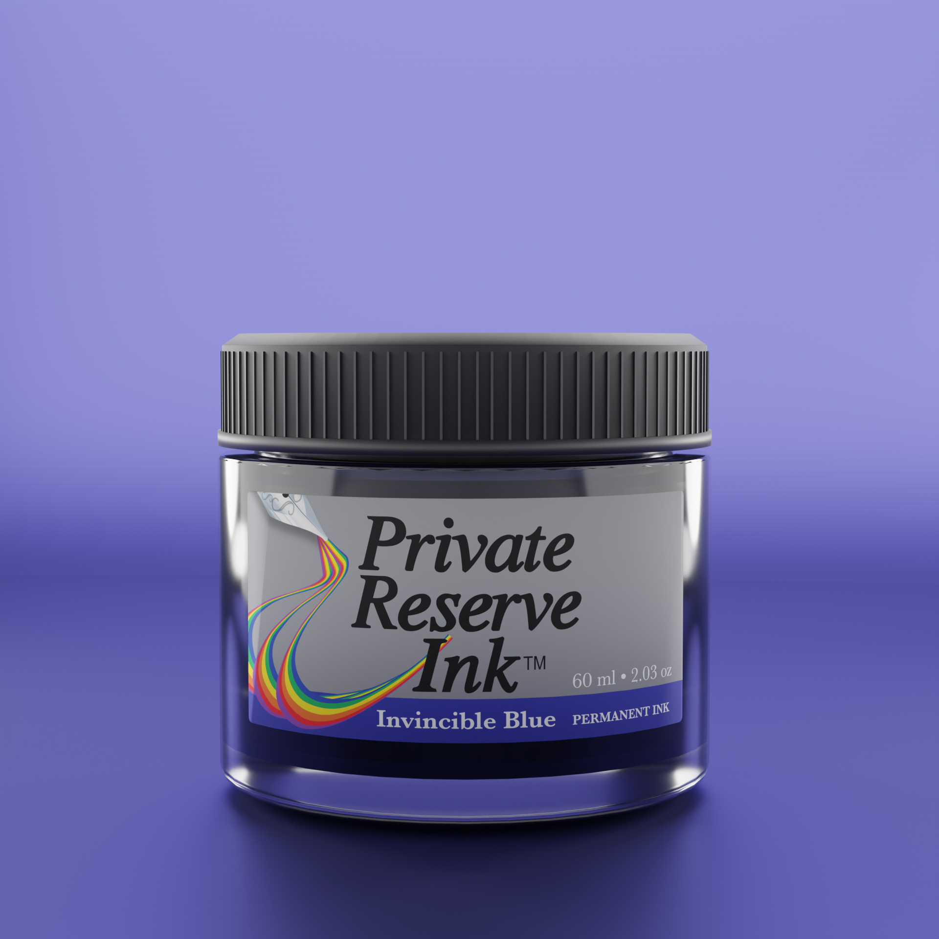Invincible Ink Invincible Blue - 60ml ink bottle – Private Reserve Ink