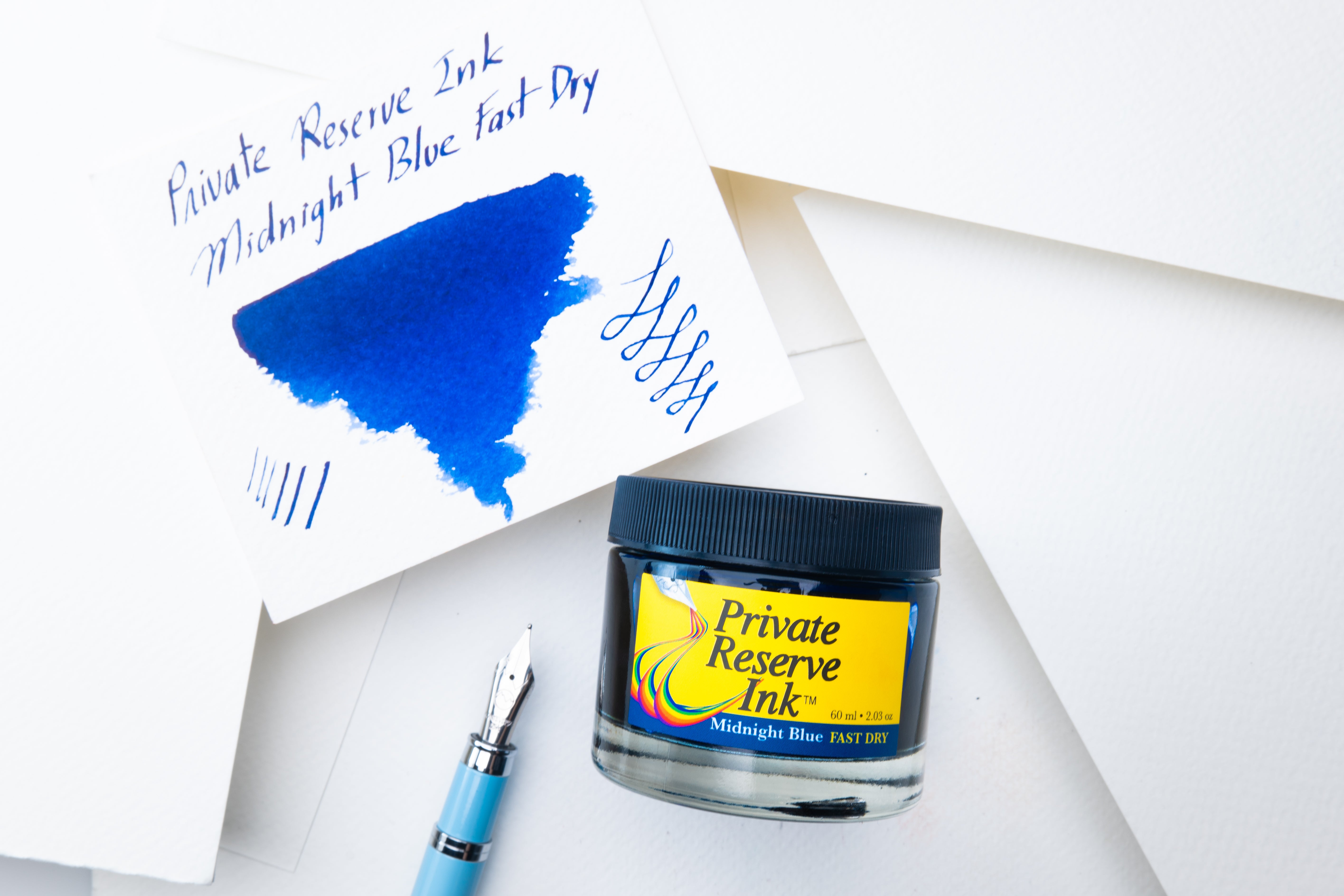 Midnight Blue - 60ml ink bottle – Private Reserve Ink