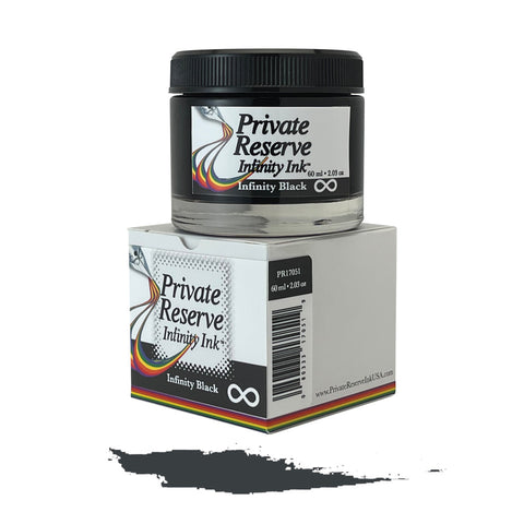 Private Reserve Ink, 60 ml ink bottle; Infinity Black (with ECO formula)