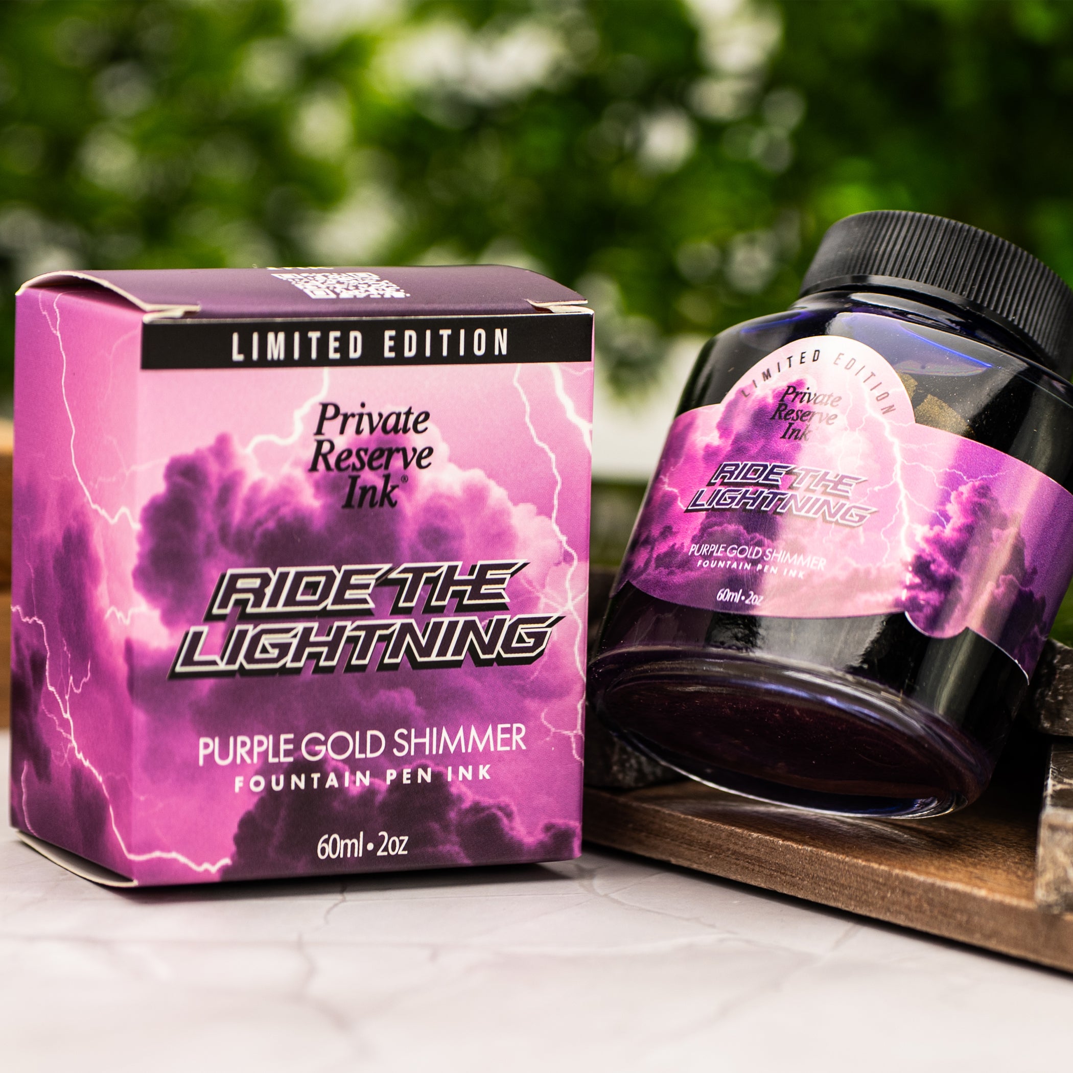 Private Reserve Ink, 60 ml ink bottle; Limited Edition Ride The Lightn