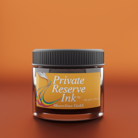 Private Reserve Ink, 60 ml ink bottle; Shoreline Gold